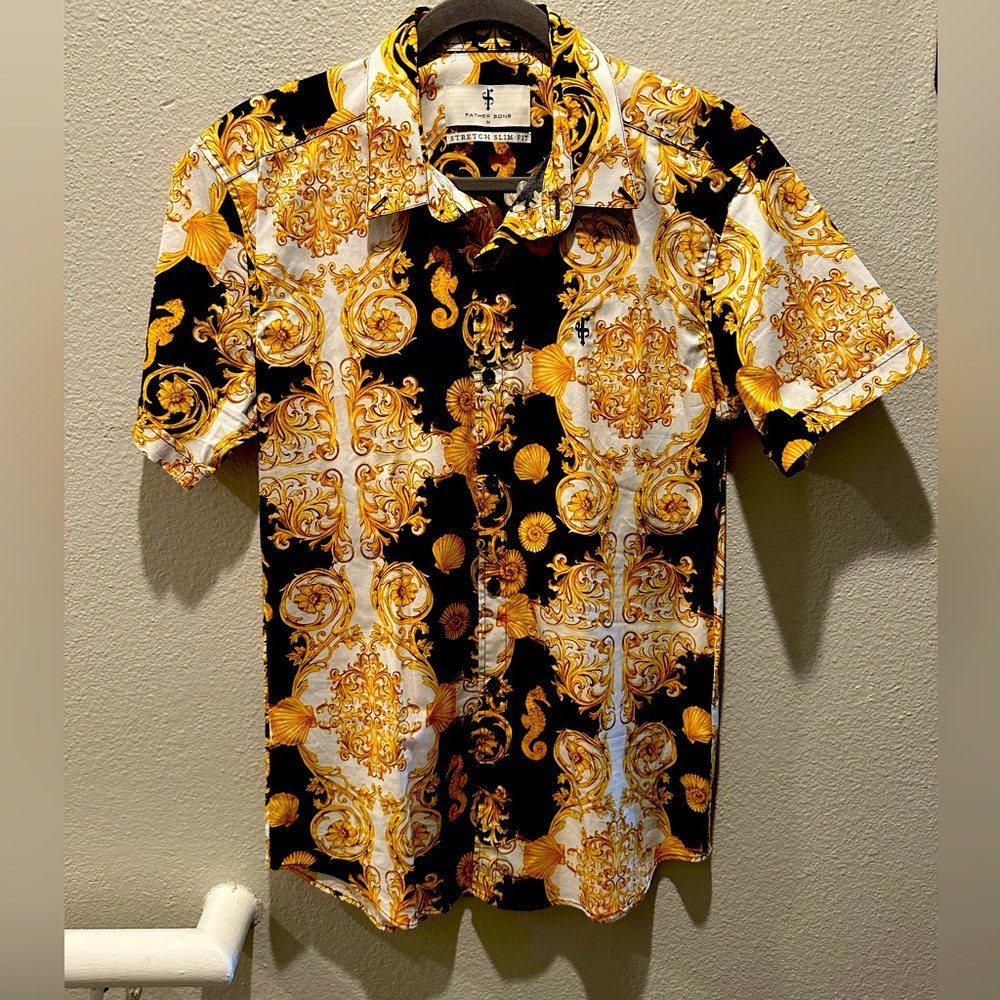 Fathersons Baroque style Button Down Shirt